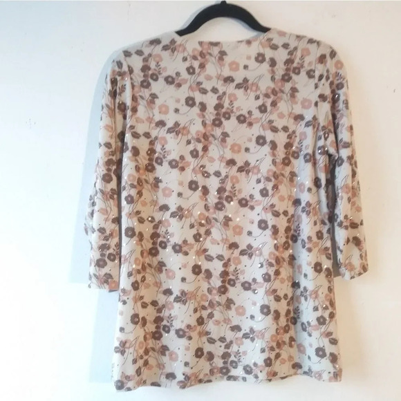 SUSAN GRAVER FLORAL BLOUSE - Picture 2 of 4